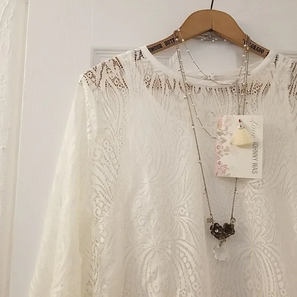 JOHNNY WAS Rai Lace Dress - Picture 2 of 8